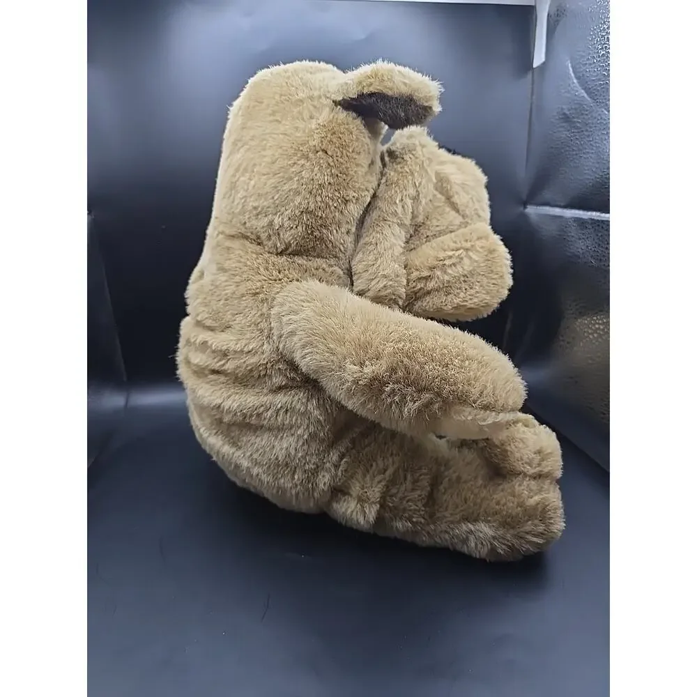 Cuddle Wit Brown Dog Vintage Stuffed Animal Plush Toy Big Soft